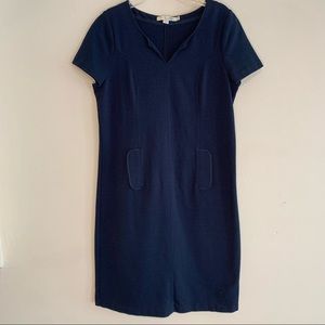 Boden Navy Cotton Dress with Front Pocket 10
